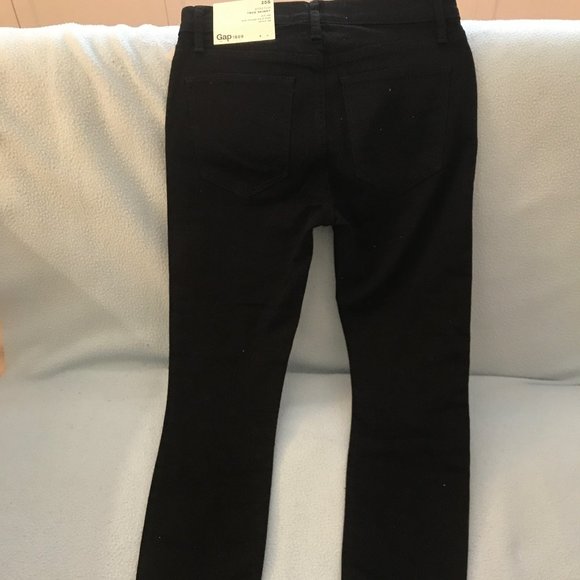 NWT GAP Mid Rise True Skinny Jeans Black size 25 Short - Picture 3 of 9